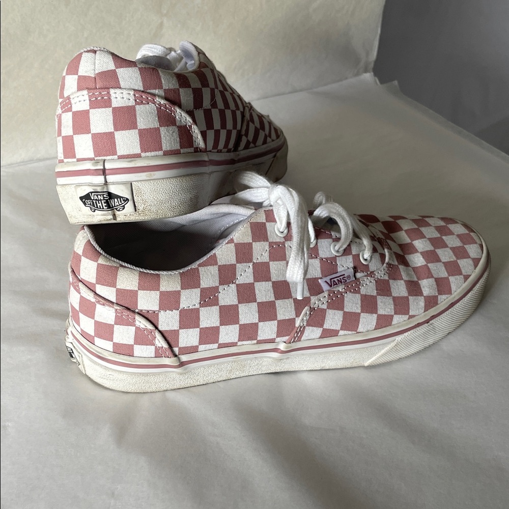 Vans Kids Sneakers in Pink and White‎ Checkered
